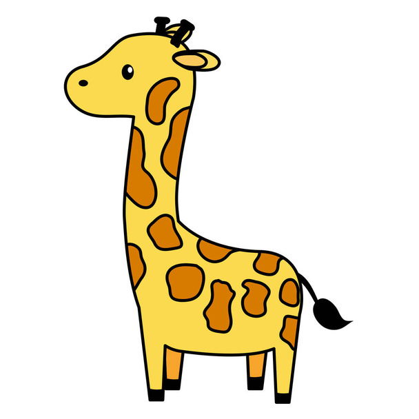 jirafa relleno bebé juguete icono
 - Vector, imagen