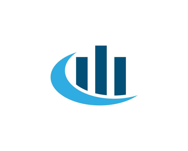 Επαγγελματικό πρότυπο λογότυπου χρηματοδότησης επιχειρήσεων - Διάνυσμα, εικόνα