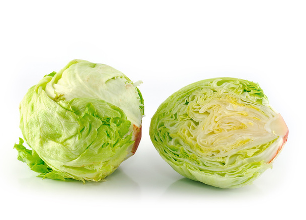 Iceberg salad - head of lettuce - Photo, Image