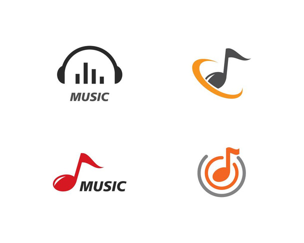 музика логотип
 - Вектор, зображення