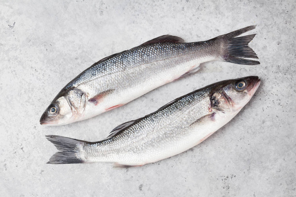 Taze deniz ürünleri. Alabalık balık - Fotoğraf, Görsel