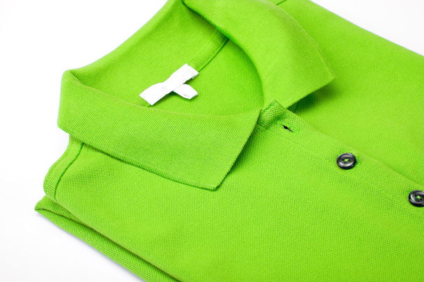 Groene poloshirt - Foto, afbeelding