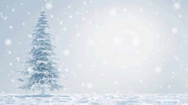 abstracte vallende sneeuwvlokken als animatie - Video