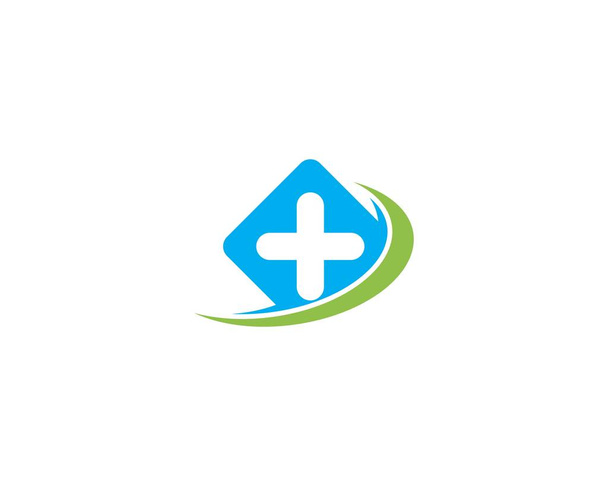 Wzór logo medycznego zdrowia - Wektor, obraz