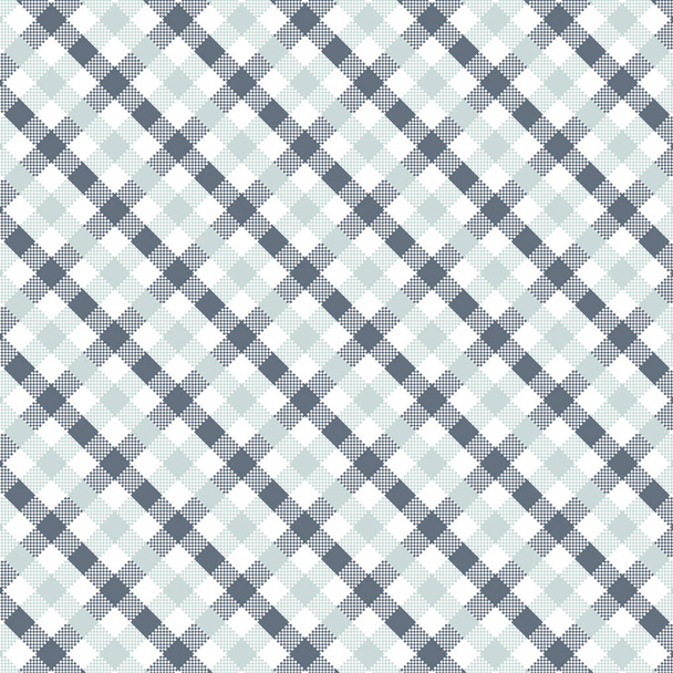 Light Blue Gingham pattern. Texture from squares for - plaid, tablecloths, clothes, shirts, dresses, paper, bedding, blankets, quilts and other textile products. Vector illustration EPS 10 - Vector, Image