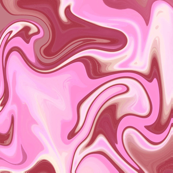 liquid abstract background with oil painting streaks - Foto, imagen