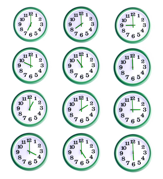 Isolated wall clock collage - Photo, image