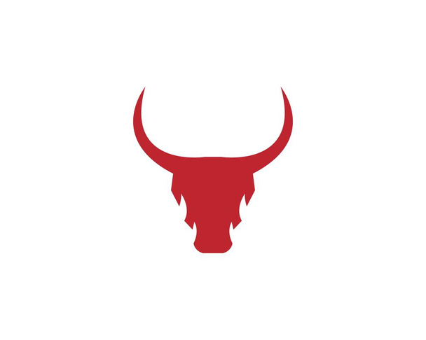 Ikona wektora szablonu Taurus Logo - Wektor, obraz