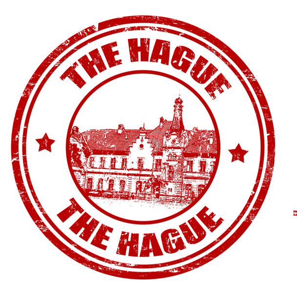 τη σφραγίδα της Χάγης - Διάνυσμα, εικόνα