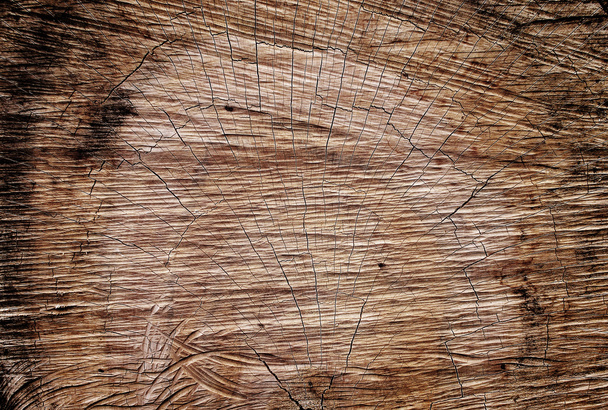 Texture of old brown Cut wood - Photo, Image