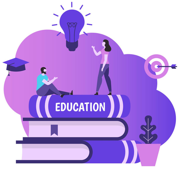Study and education concept - Vector, Image