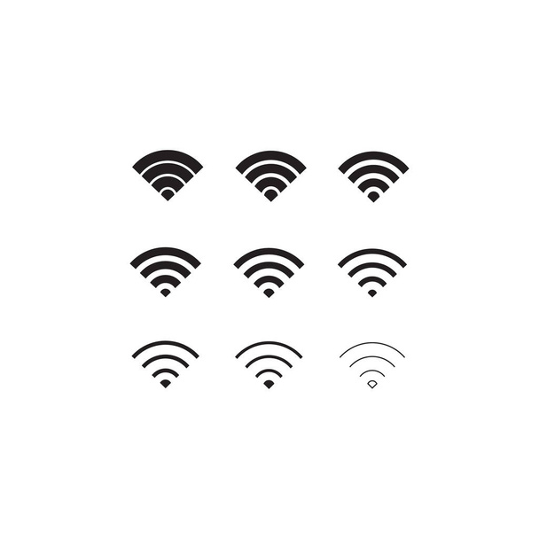 Símbolo de señal Wifi Icono Vector Ilustración
 - Vector, imagen