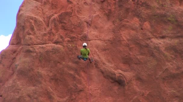 Person is hiking in Garden of Gods - Footage, Video