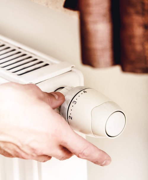 Radiator Thermostat for heating - Valokuva, kuva