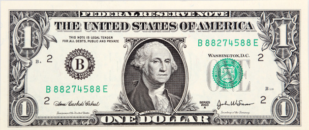Banknot George'a Waszyngtona - Zdjęcie, obraz