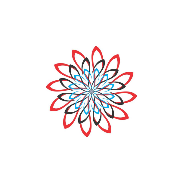 Güneş çiçeği logo tasarım vektörü - Vektör, Görsel