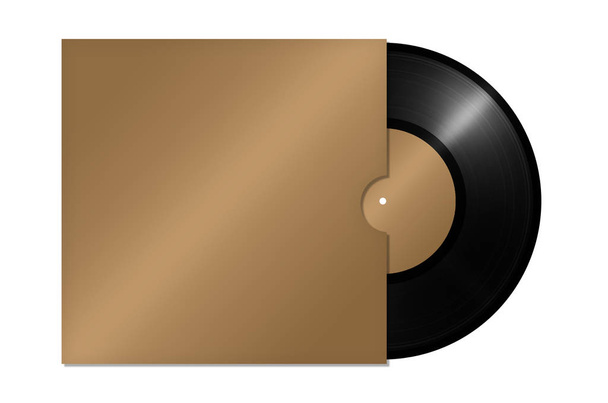 vinyl record isolated on white background - Photo, Image