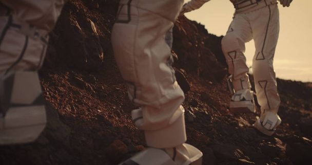 Two astronauts on Mars - Photo, Image