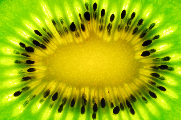 Closeup of green tasty kiwi - Foto, Imagen