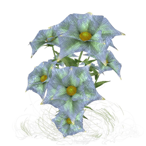 カラフルな花のテクスチャの背景  - 写真・画像