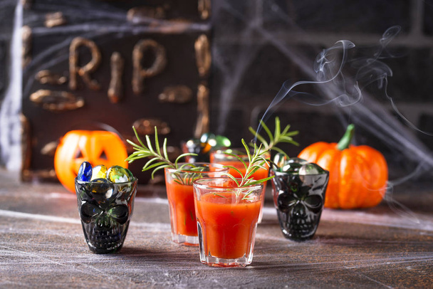 Halloweens drink bloody Mary cocktail - Photo, Image