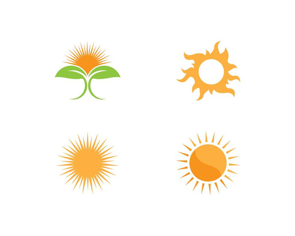 zon ilustration logo vector - Vector, afbeelding