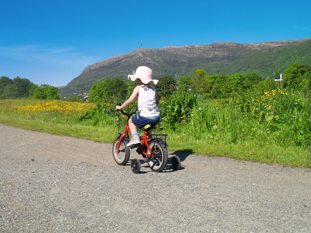 Biking girl - Photo, Image