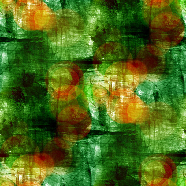日光の緑、シームレスなキュービズム抽象的なアート ピカソ テクスチャ、w - 写真・画像