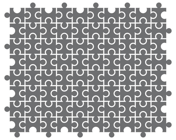Puzzle plantilla de fondo
 - Vector, imagen