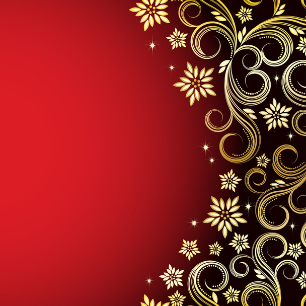 Holiday floral background - Vettoriali, immagini