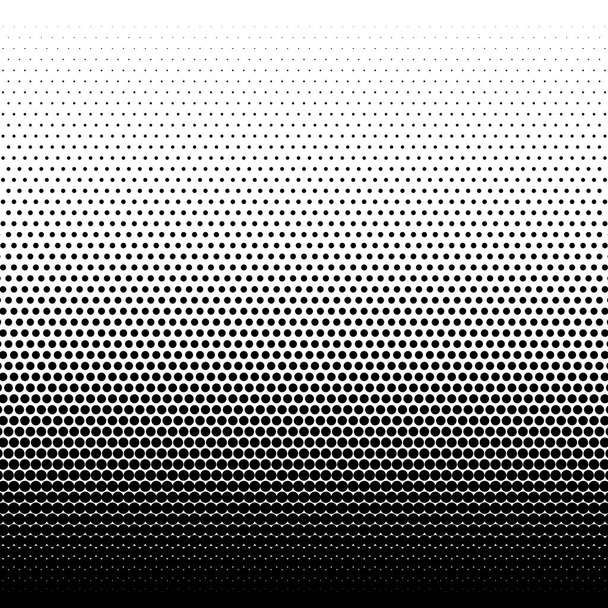 Gradient halftone. Abstract halftone background. Vector illustration. Black circles. - Vector, Image