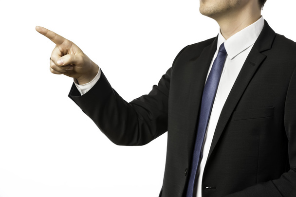 Businessman pointing with his finger - Foto, Bild