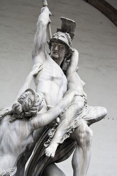 die Vergewaltigung der Polyxena - Skulptur von pio fedi, florenz - Foto, Bild