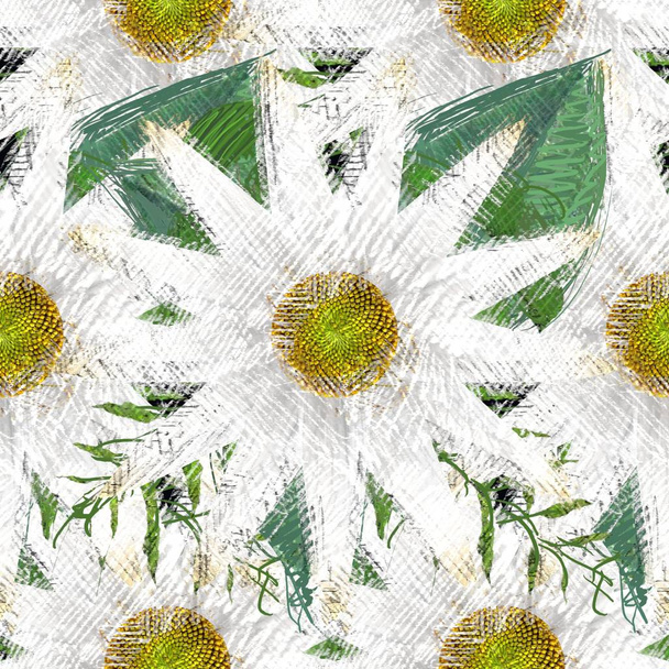seamless pattern with flowers - Foto, Imagem