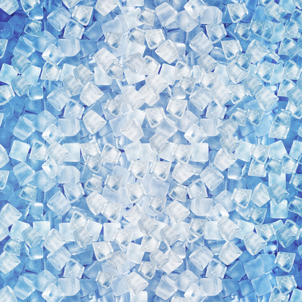 tło z kostkami lodu w niebieskim świetle - Zdjęcie, obraz