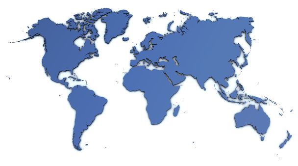 Mapa świata - Zdjęcie, obraz
