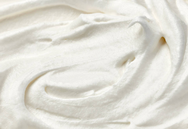 çırpılmış krema ekşi tatlı gıda beyaz - Fotoğraf, Görsel