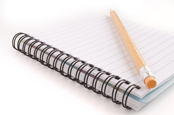 Pencil and notebook - Фото, зображення
