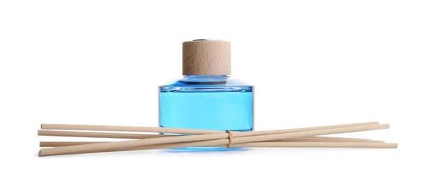 New reed air freshener on white background - Fotó, kép