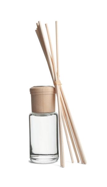 New reed air freshener on white background - Foto, imagen