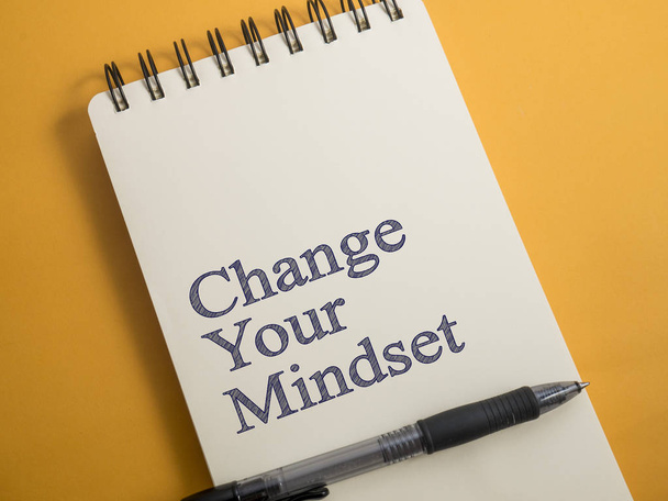 Change Your Mindset, Motivational Words Quotes Concept - Foto, imagen
