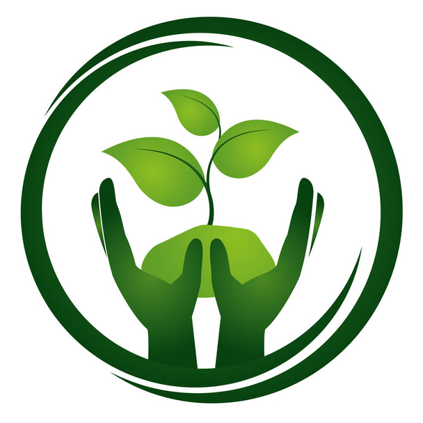 eco friendly environment - Vetor, Imagem
