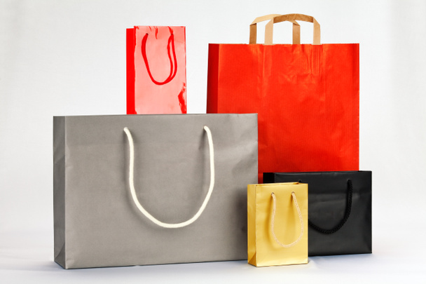 verschillende shopping tassen. - Foto, afbeelding