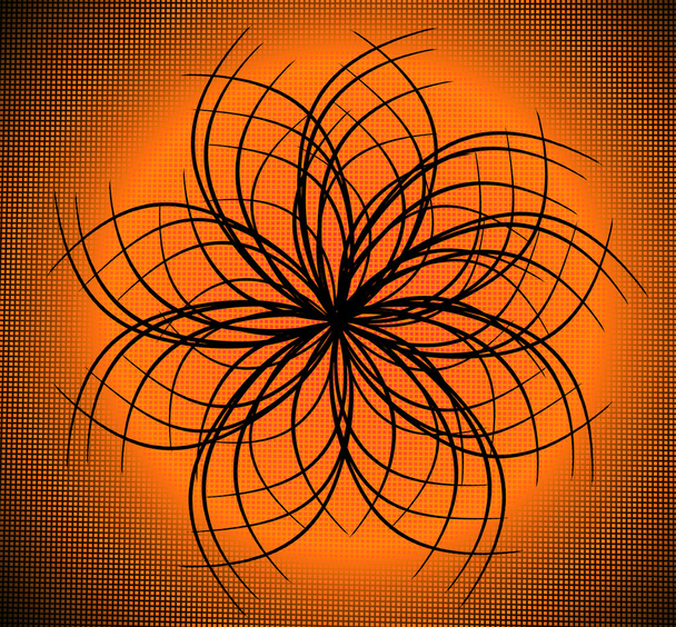 arte ornamentado flor design fundo
 - Foto, Imagem