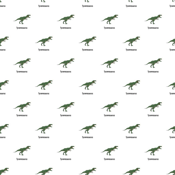 Tyrannosaurus pattern seamless vector - Vektor, Bild