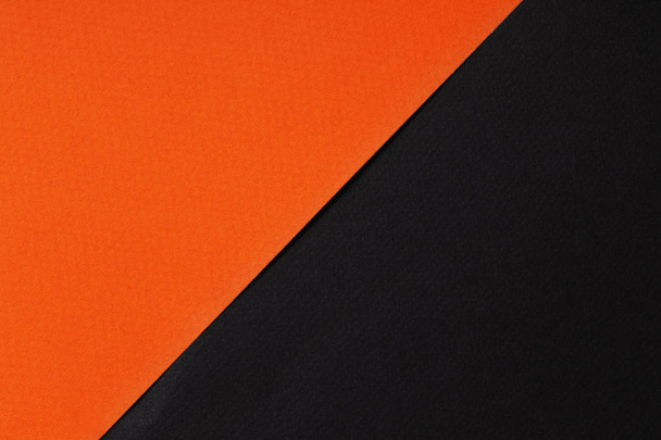 orange and black paper background - Фото, изображение