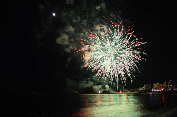 48th International Firework Competition of the Costa Brava, Blanes Fireworks Competition 2018 - Photo, Image