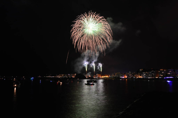 48th międzynarodowy konkurs fajerwerków na Costa Brava, Blanes Fireworks Competition 2018 - Zdjęcie, obraz