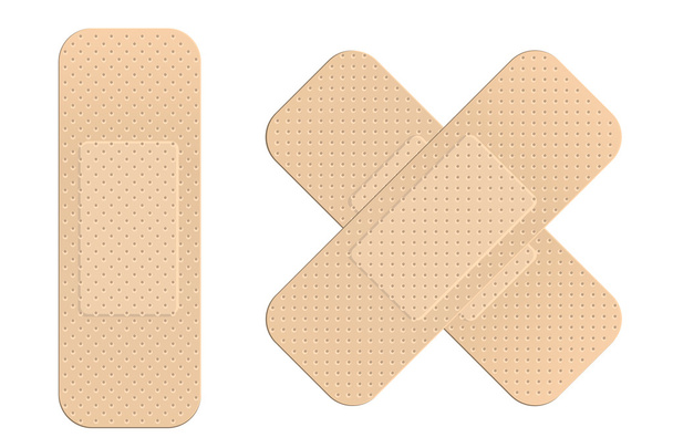First aid plasters - Vector, afbeelding