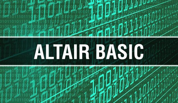 Ilustración del concepto Altair BASIC utilizando código para desarrollar prog
 - Foto, imagen